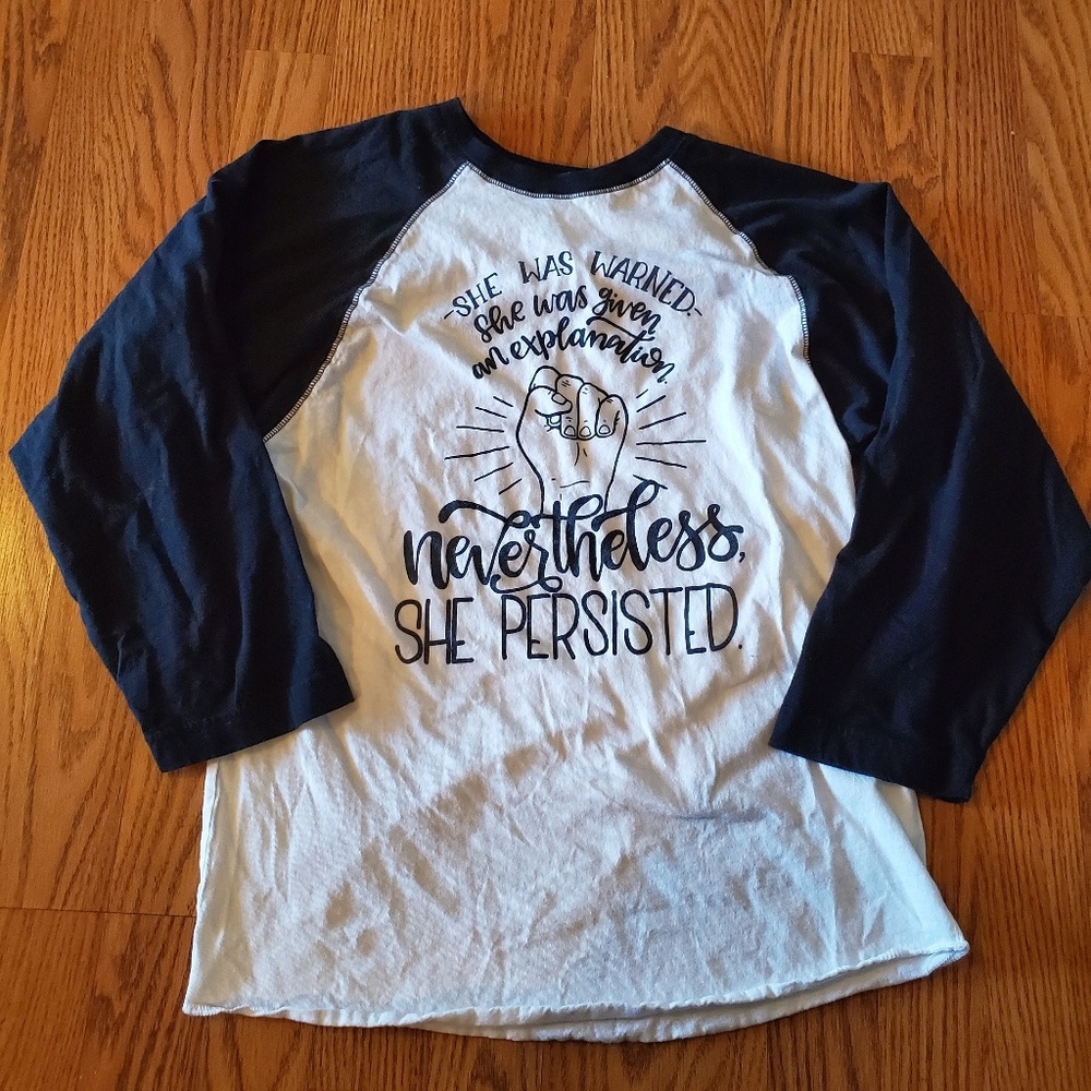 Nevertheless She Persisted Raglan Tee